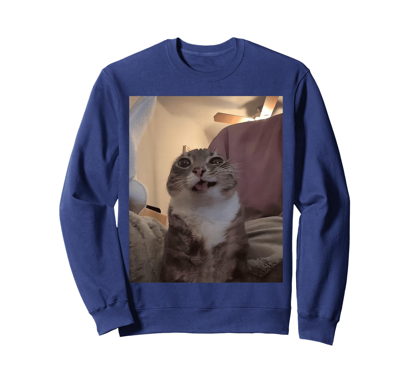 Y2K Freaky Cat Meme Retro Vintage Aesthetic Brainrot T-Shirt