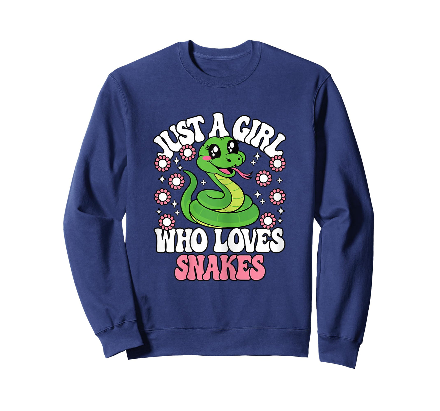 Just A Girl Who Loves Snakes Cute Reptile Girls Kids T-Shirt
