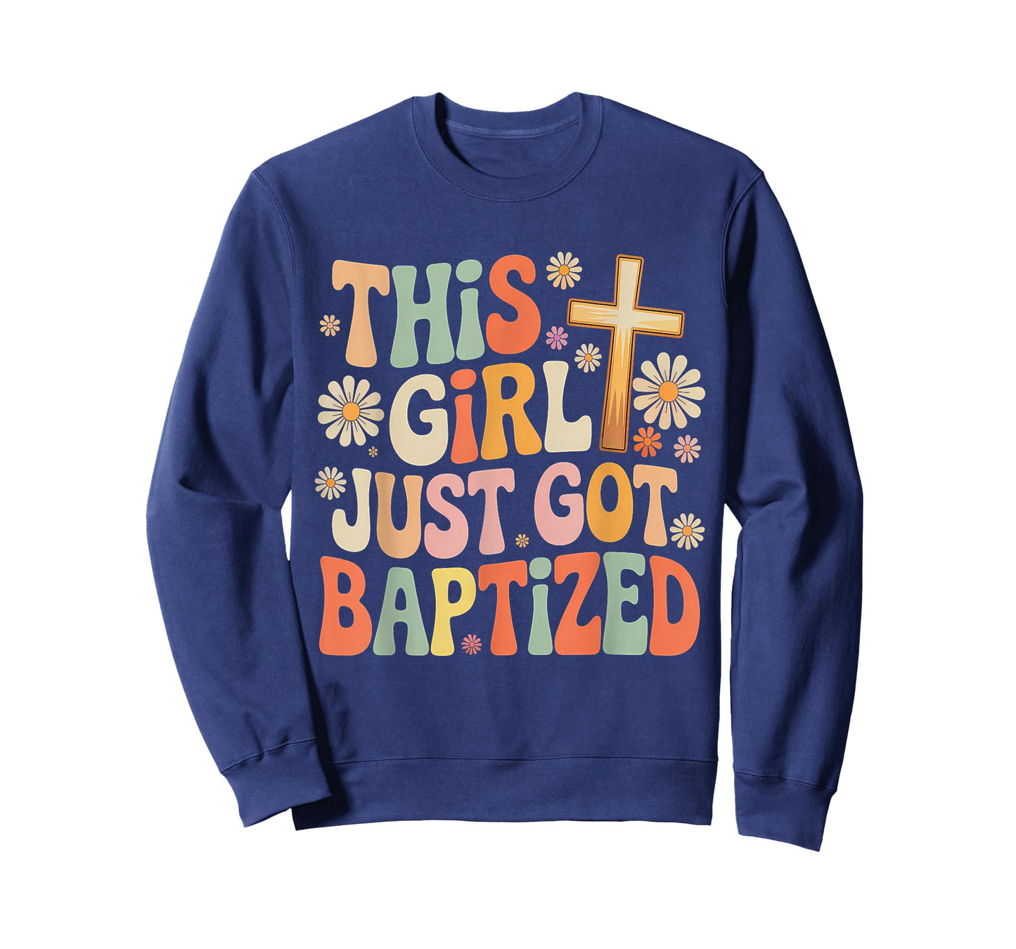 This Girl Just Got Baptized Christian Baptism Religious T-Shirt