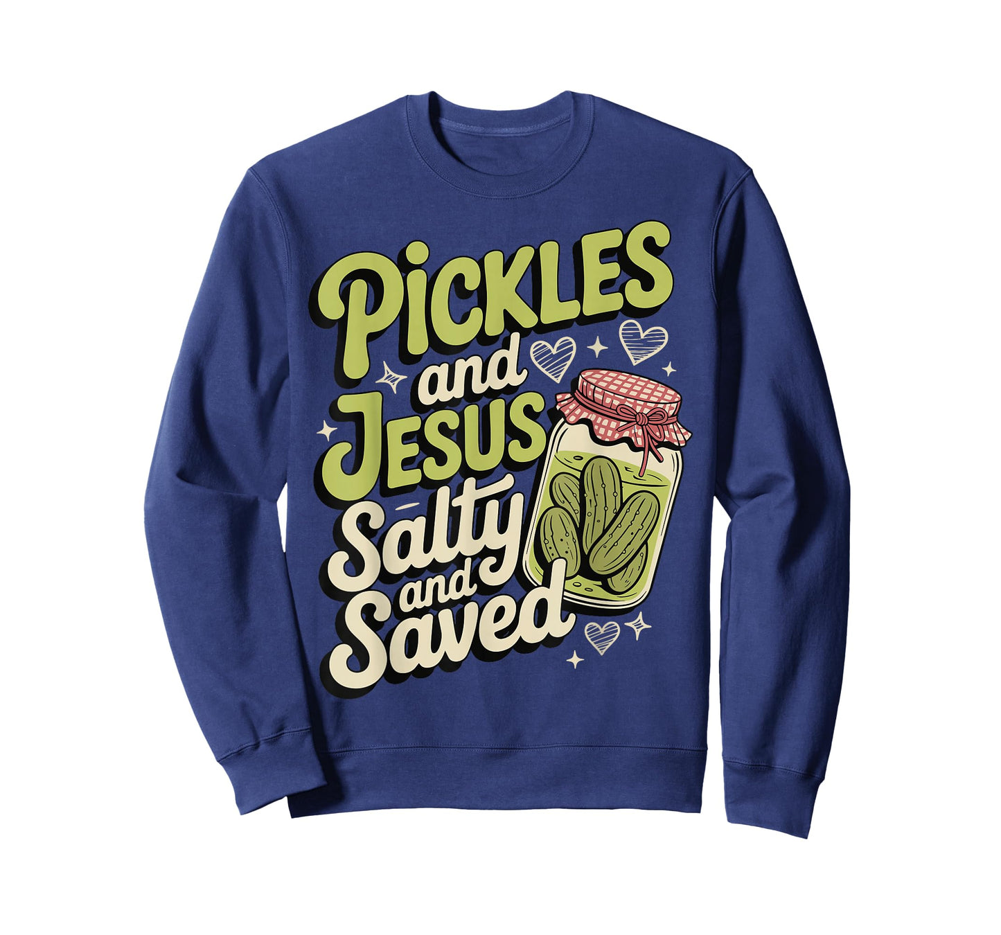 Pickles and Jesus Salty and Saved T-Shirt