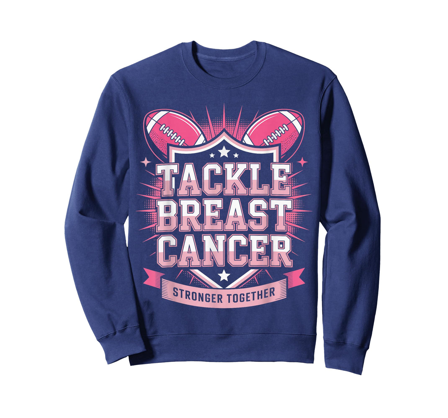 Tackle Breast Cancer Awareness Support Fight Cancer Together T-Shirt