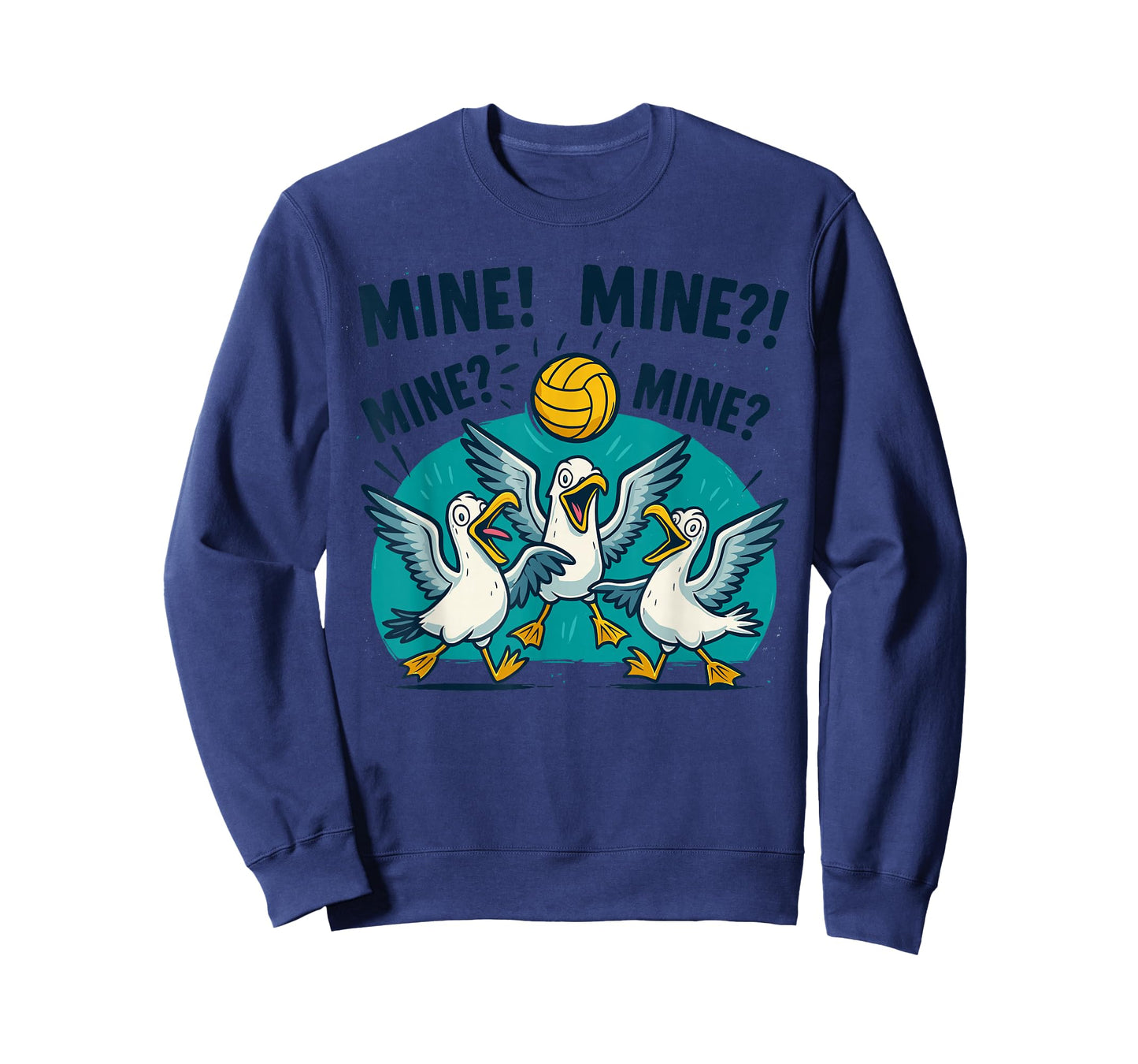 Volleyball Costume for Girls Women, Volleyball Seagull Mine T-Shirt