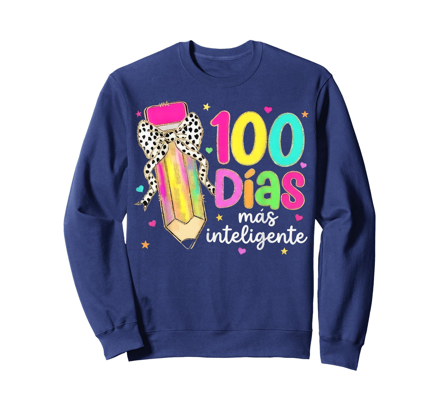 100 Dias mas inteligente Spanish Teacher 100th Day School T-Shirt