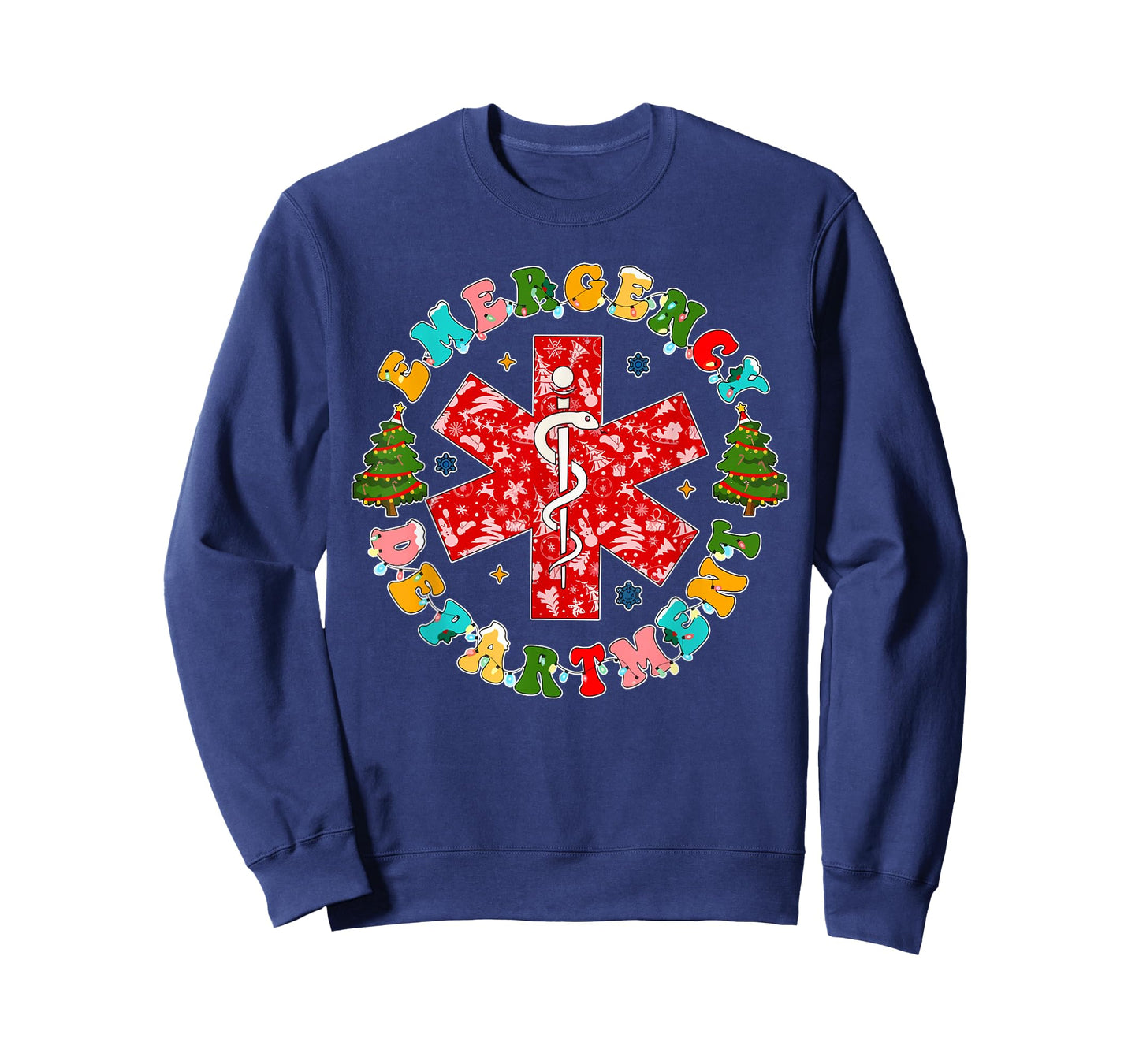 Christmas Emergency Room ER RN Nurse Department Healthcare T-Shirt