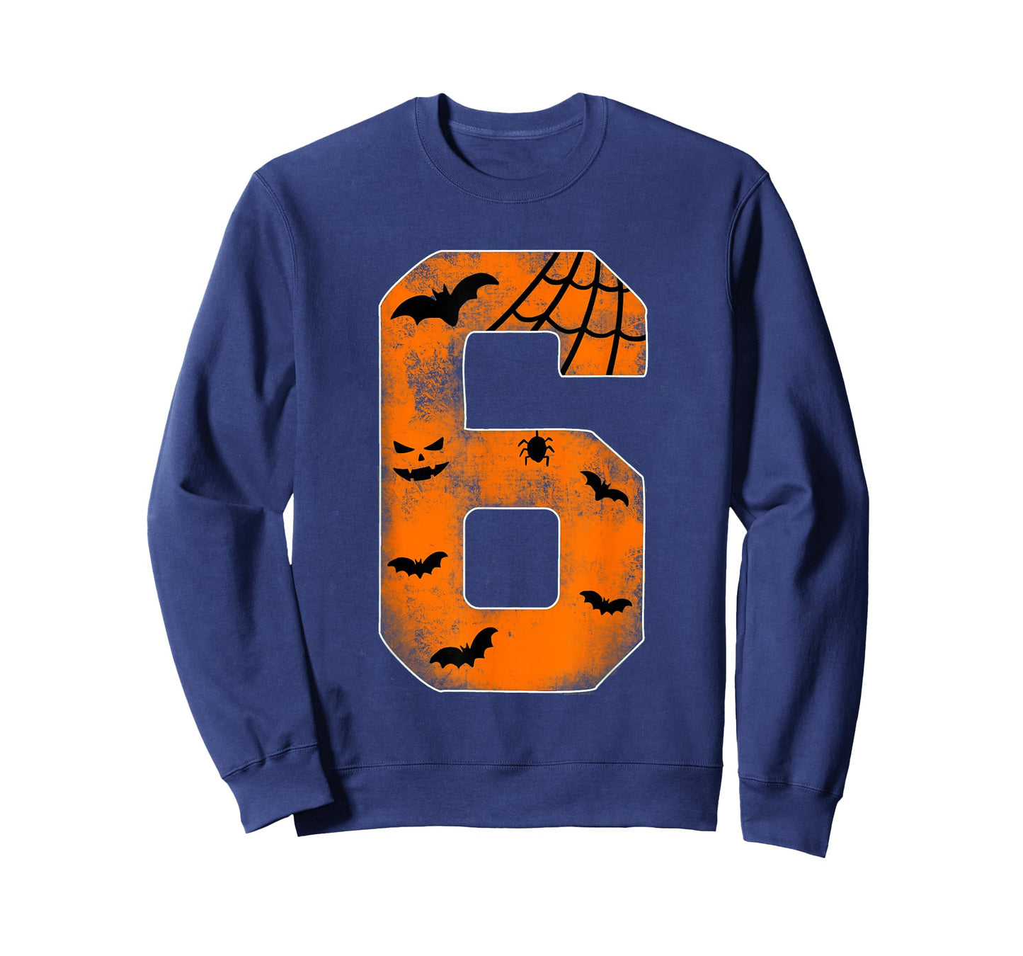 Number 6 6th Birthday Boy Six Halloween Happy Birthday T-Shirt