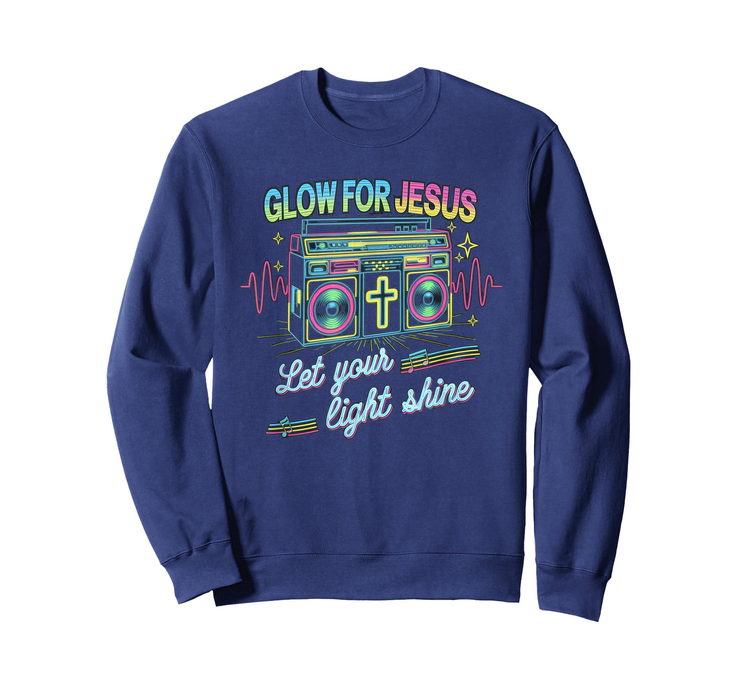 Glow for Jesus Tshirt Christian Faith Lion God Christianity T-Shirt