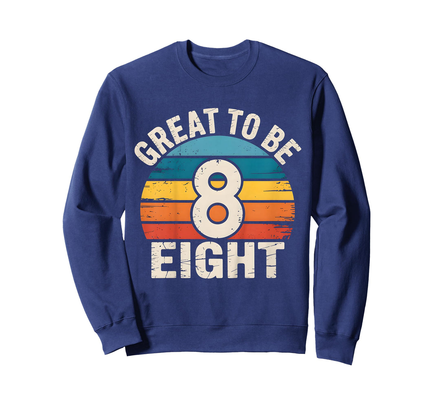 Kids 8th Birthday Great to Be Eight 8 Year Old Girls Boys Bday T-Shirt