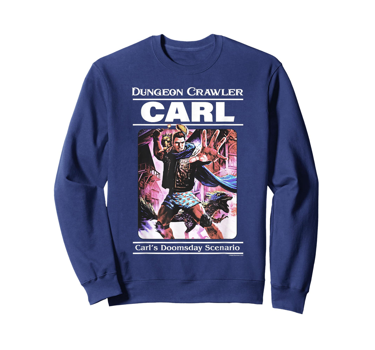 Dungeon Crawler Carl Vintage Paperback Illustration Book T-Shirt