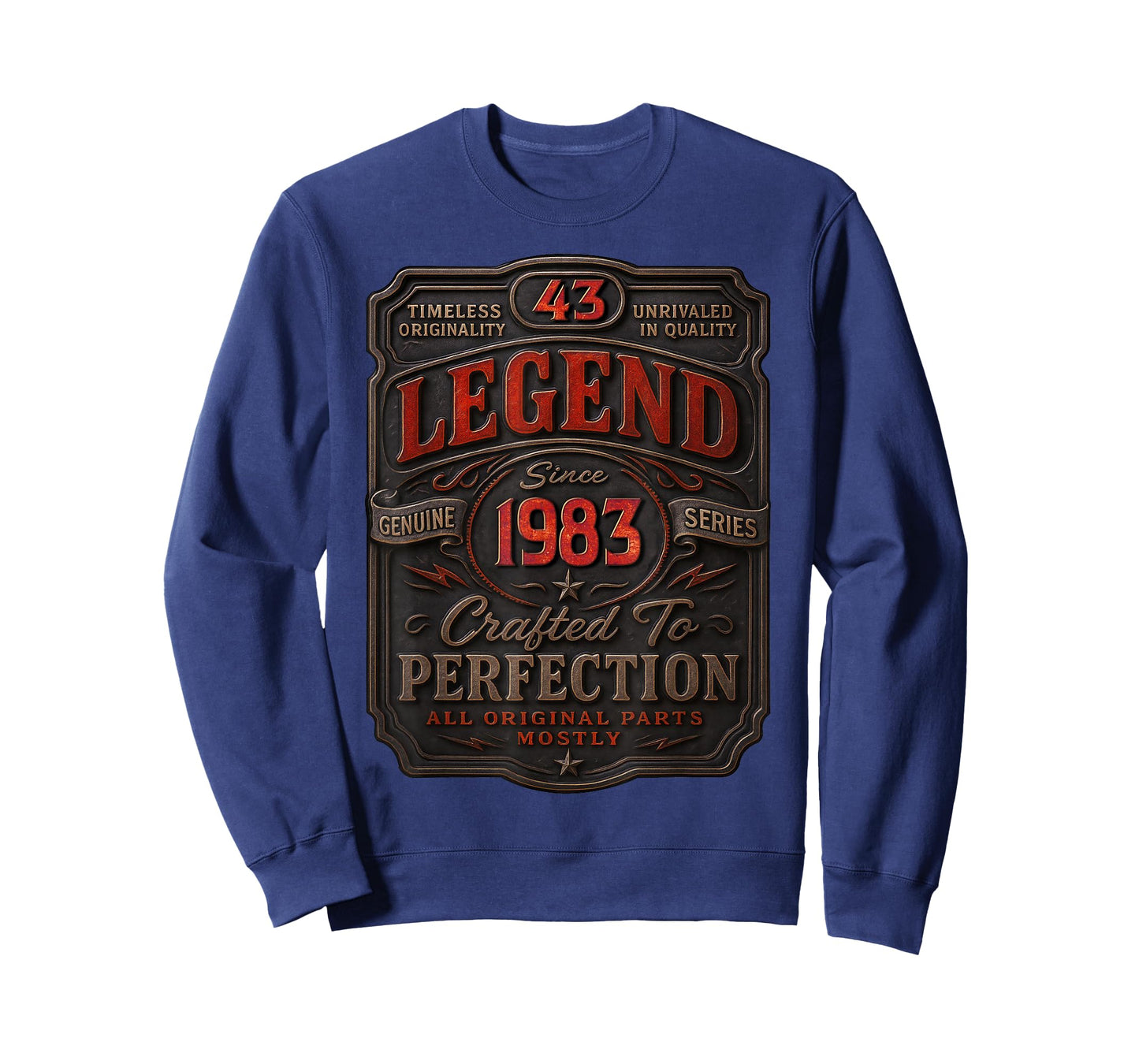 Vintage 1983 Limited Edition Shirt 43 Year Old 43rd Birthday T-Shirt