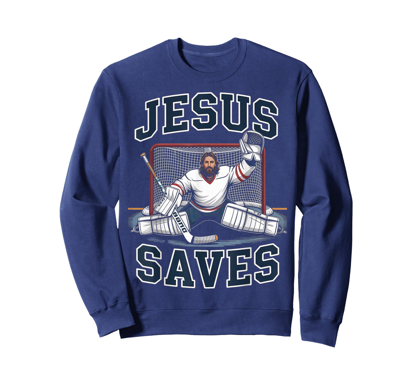 Jesus Saves Hockey Player Team God Hockey Lovers Hockey T-Shirt