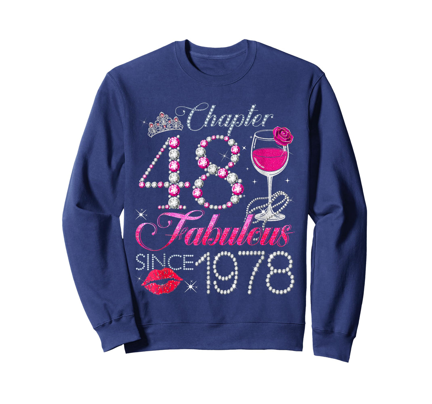 Chapter 48 Fabulous Since 1978 48th Birthday Queen Diamond T-Shirt