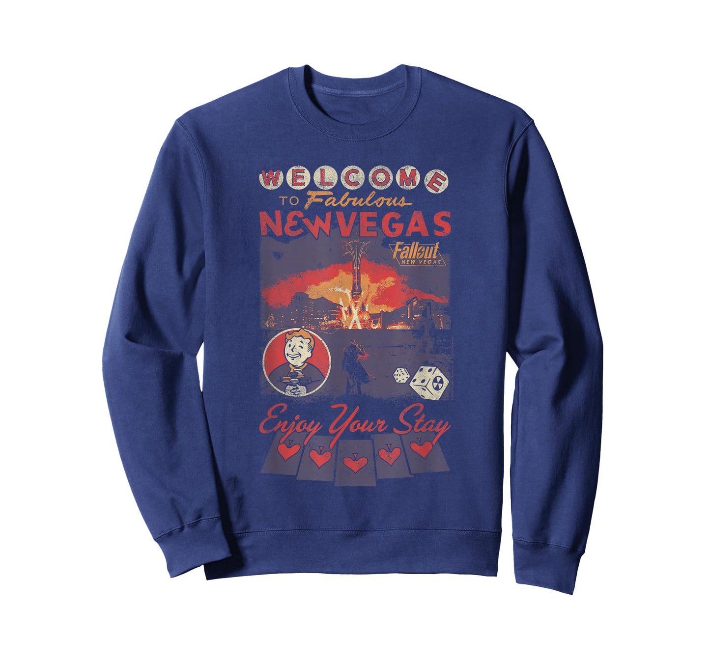 Fallout Welcome to Fabulous New Vegas Vintage Video Game T-Shirt
