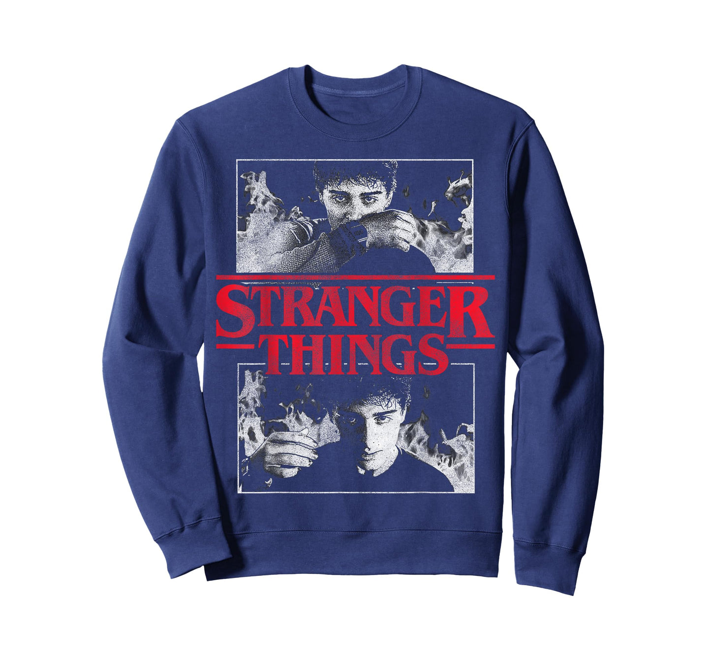 Stranger Things Will Byers Series Scenes in Black and White T-Shirt