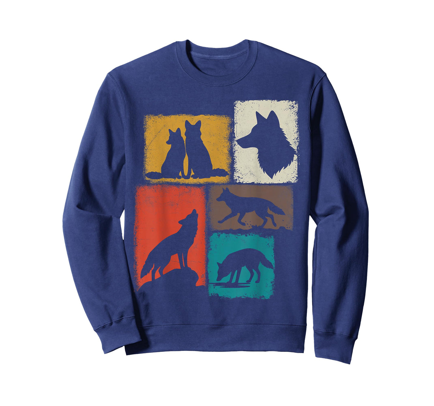 Coyote Vintage Collage Wildlife Lover T-Shirt