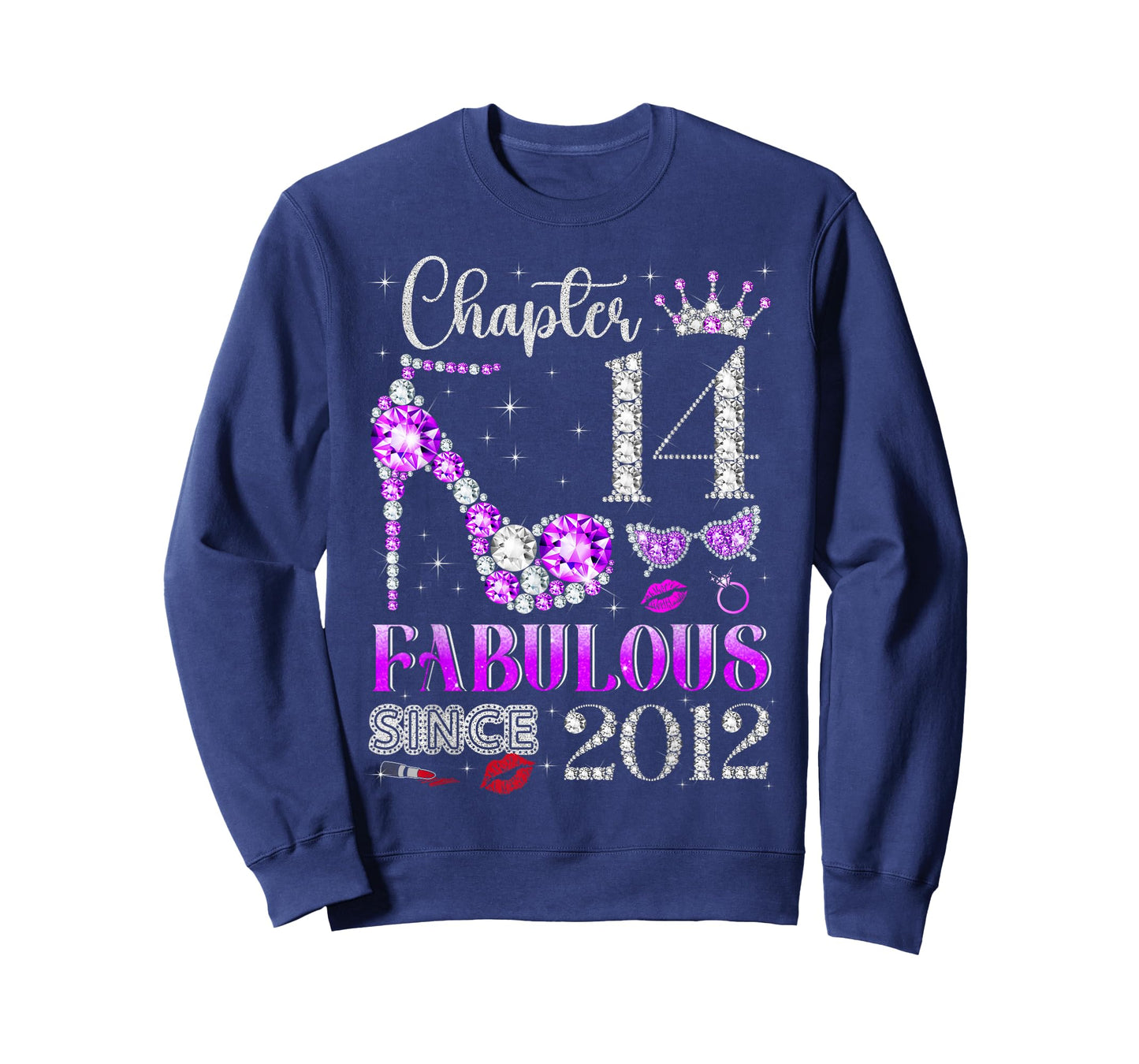 Chapter 14 Fabulous Since 2012 14Th Birthday Ladies Girls T-Shirt