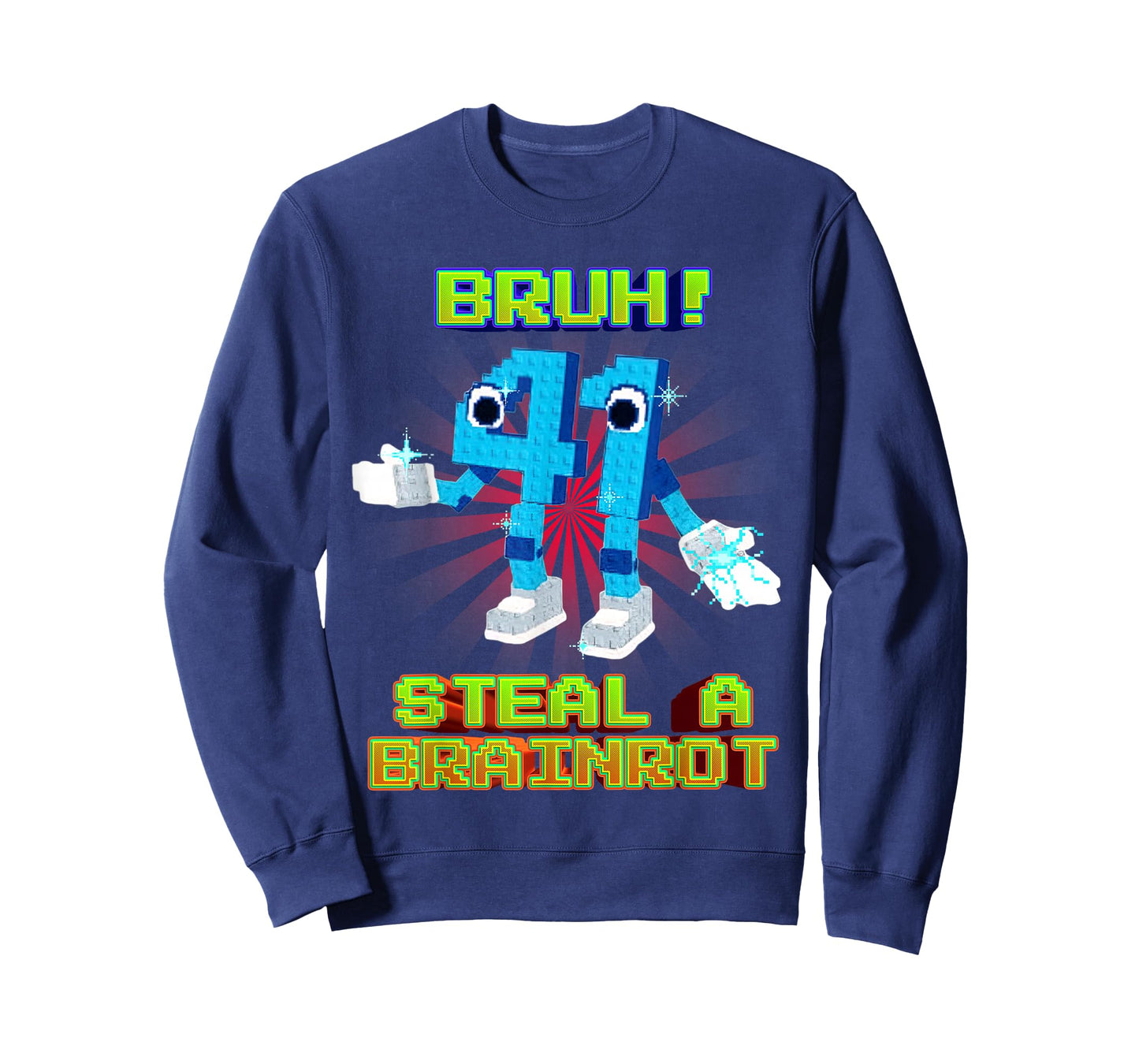 Bruh 41 Forty One 4-1 Funny Brainrot for Boys Kids Teens T-Shirt