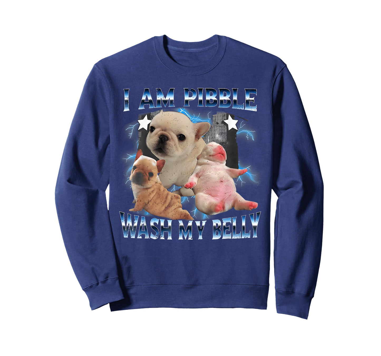 I Am Pibble Wash My Belly Pibble Meme Funny Dog Brainrot T-Shirt