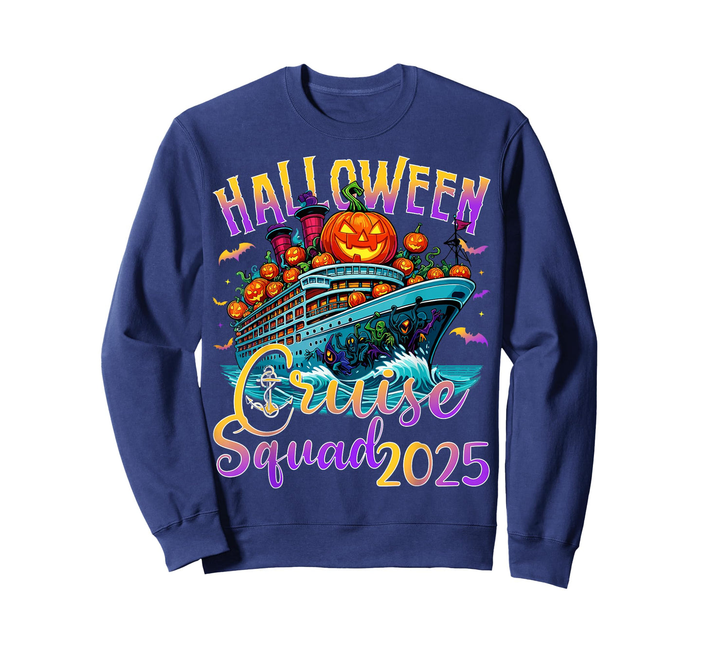 Halloween Cruise Squad 2025 Vacation Matching Family Cruise T-Shirt