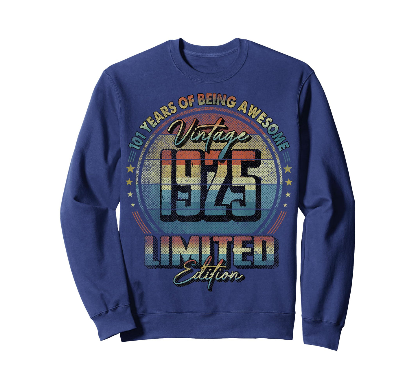 Vintage 1925 Limited Edition 101 Year Old 101st Birthday T-Shirt