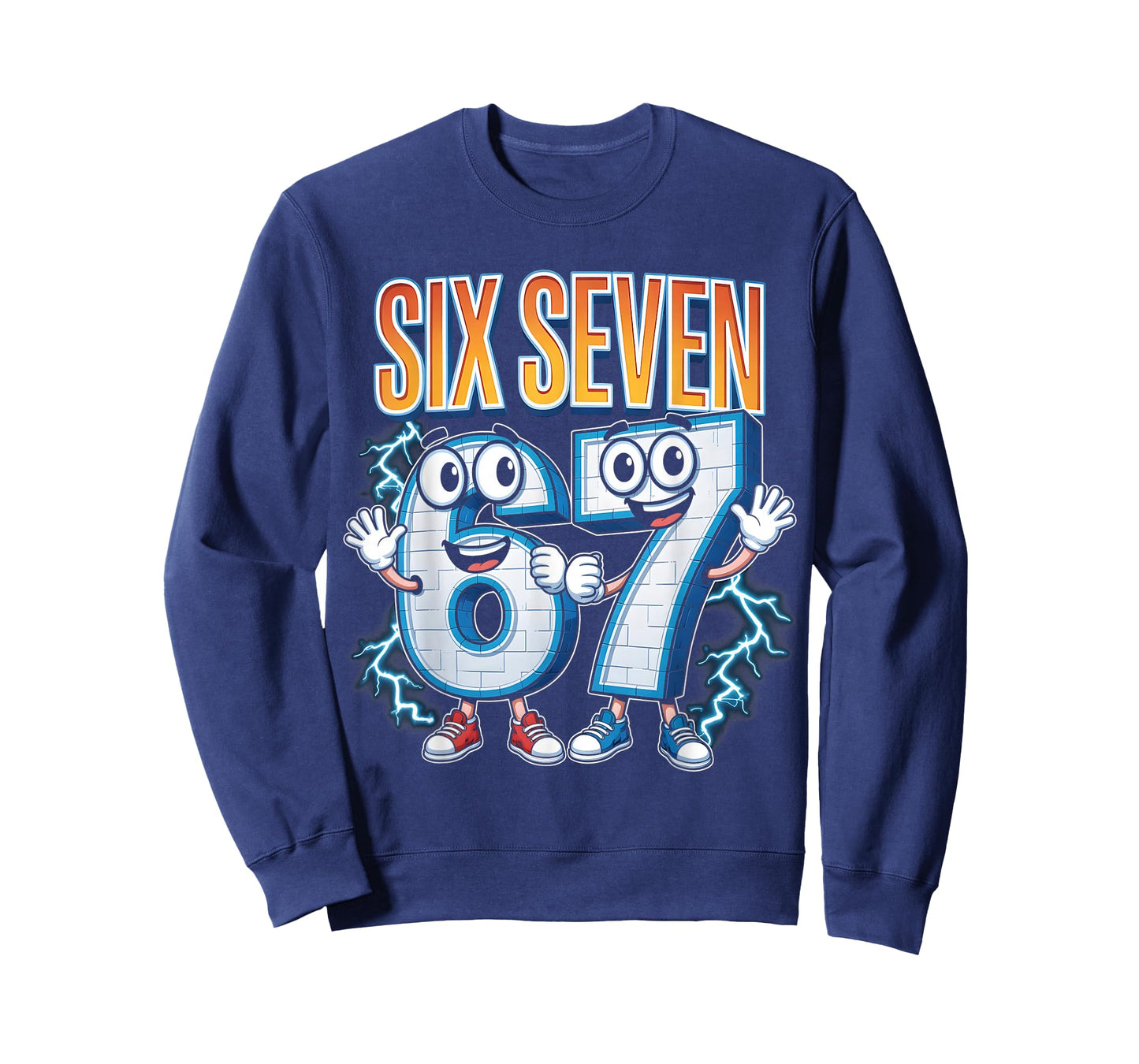 67 Brainrot Italian Meme Funny 67 Kids Costume Six Seven 6-7 T-Shirt