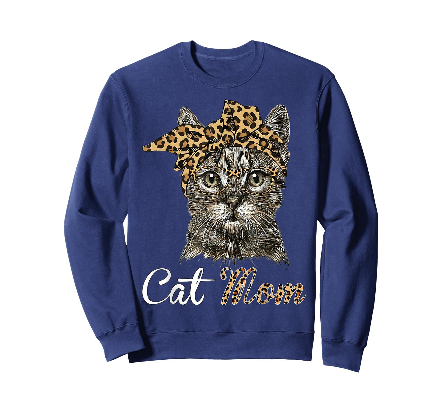 Funny Cat Mom Bow Cute Cat Lovers T-Shirt