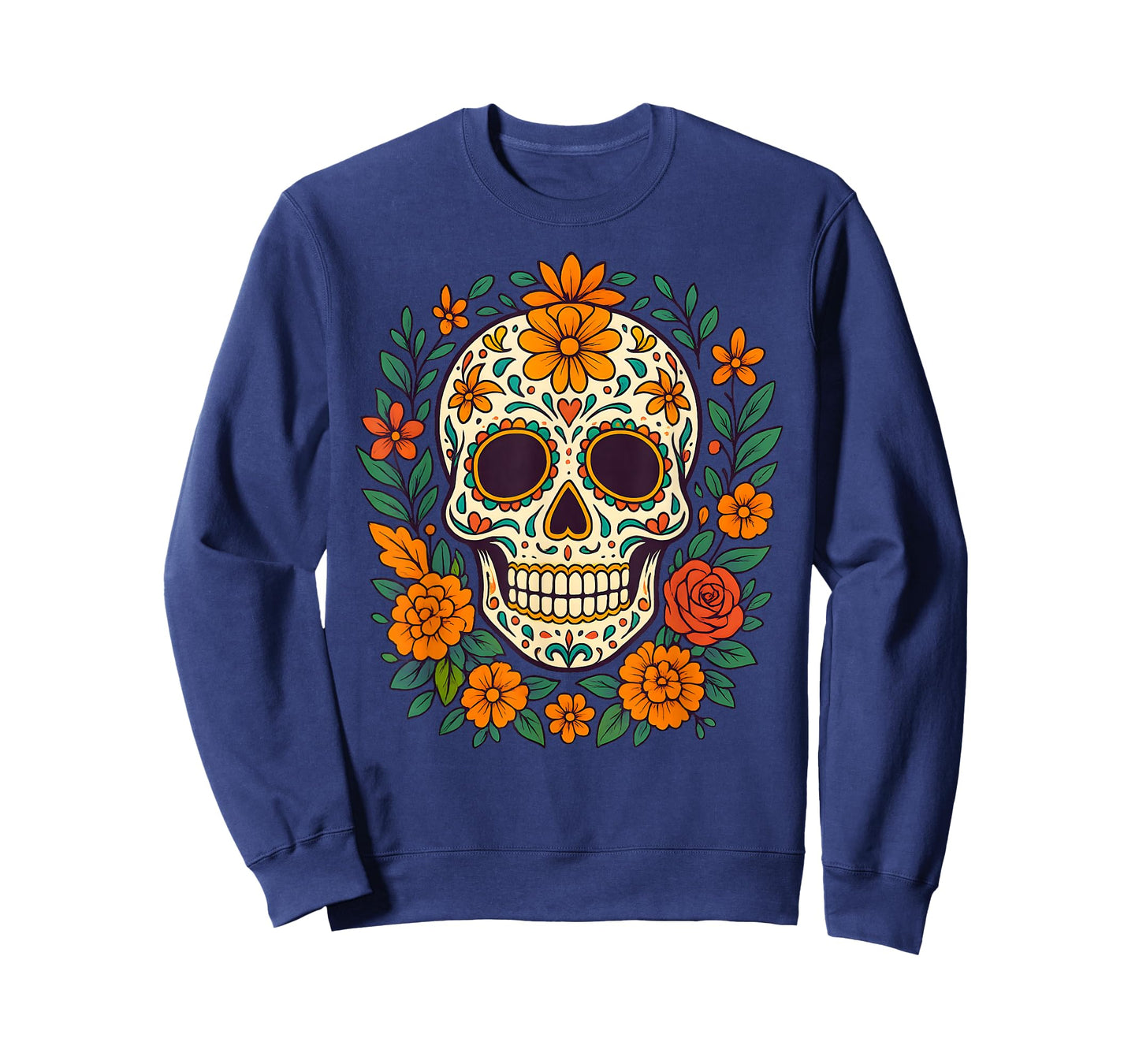 De Los Muertos Day of The Dead Sugar Skull T-Shirt