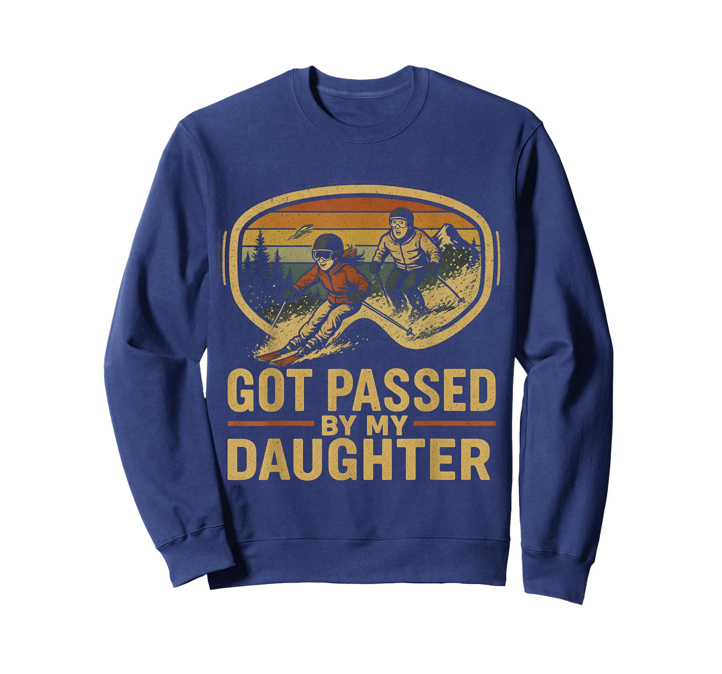 Got Passed by My Daughter Funny Ski Goggles Mountain T-Shirt