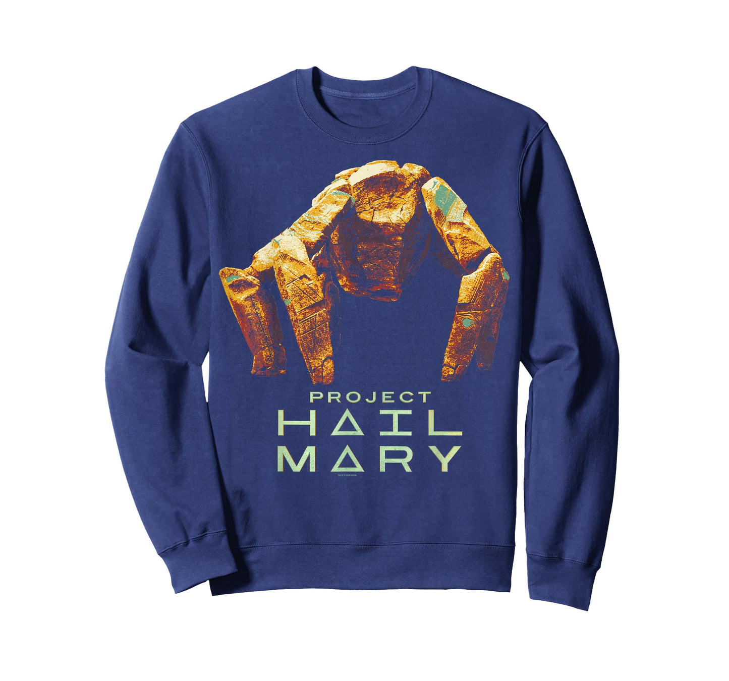 Project Hail Mary Rocky The Alien Distressed Portrait T-Shirt