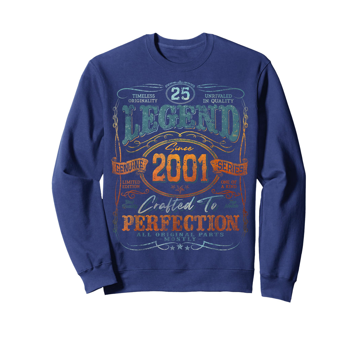 Vintage 2001 Limited Edition Shirt 25 Year Old 25th Birthday T-Shirt
