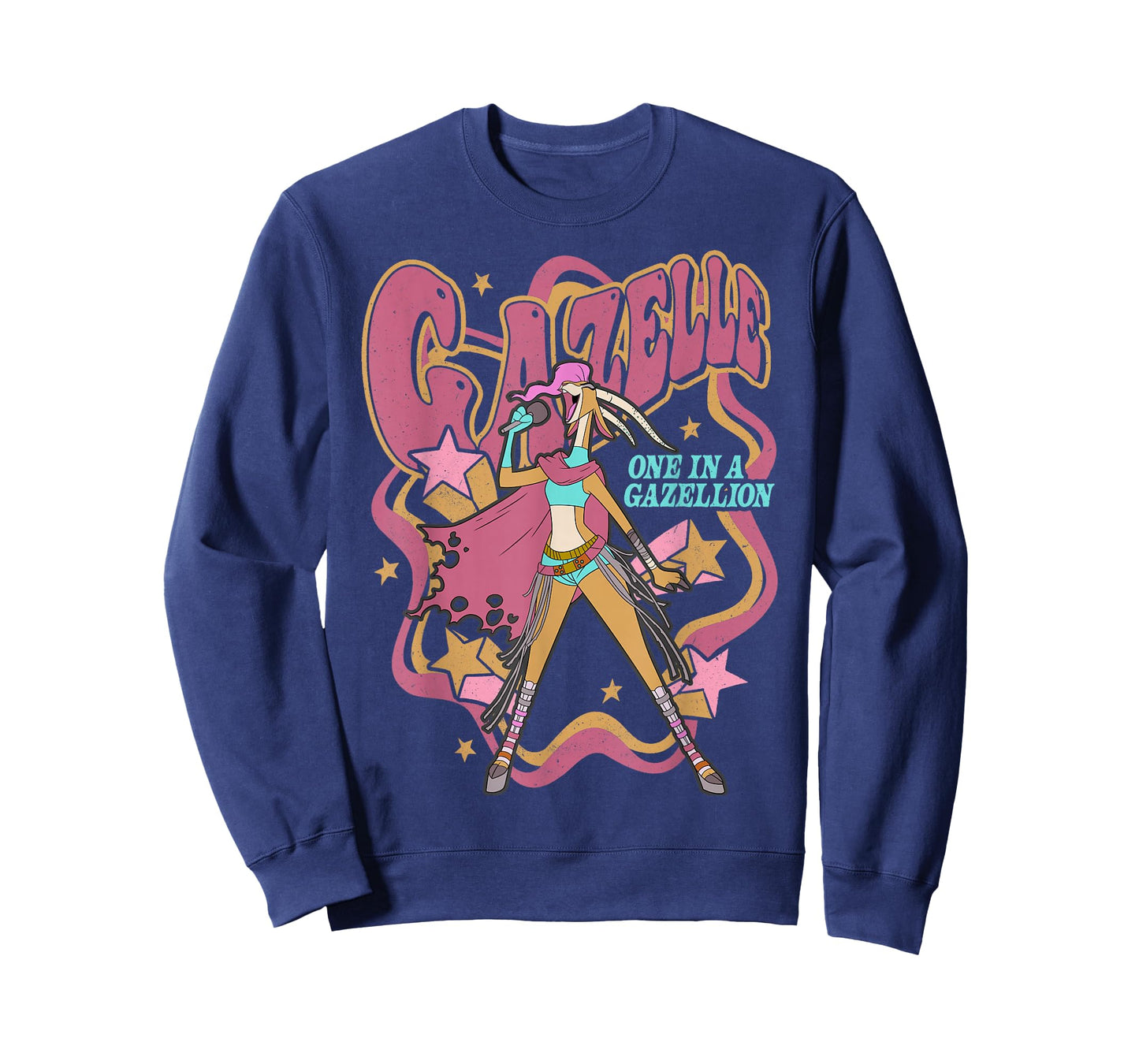 Disney Zootopia 2 Gazelle One in A Gazellion Vintage Poster T-Shirt