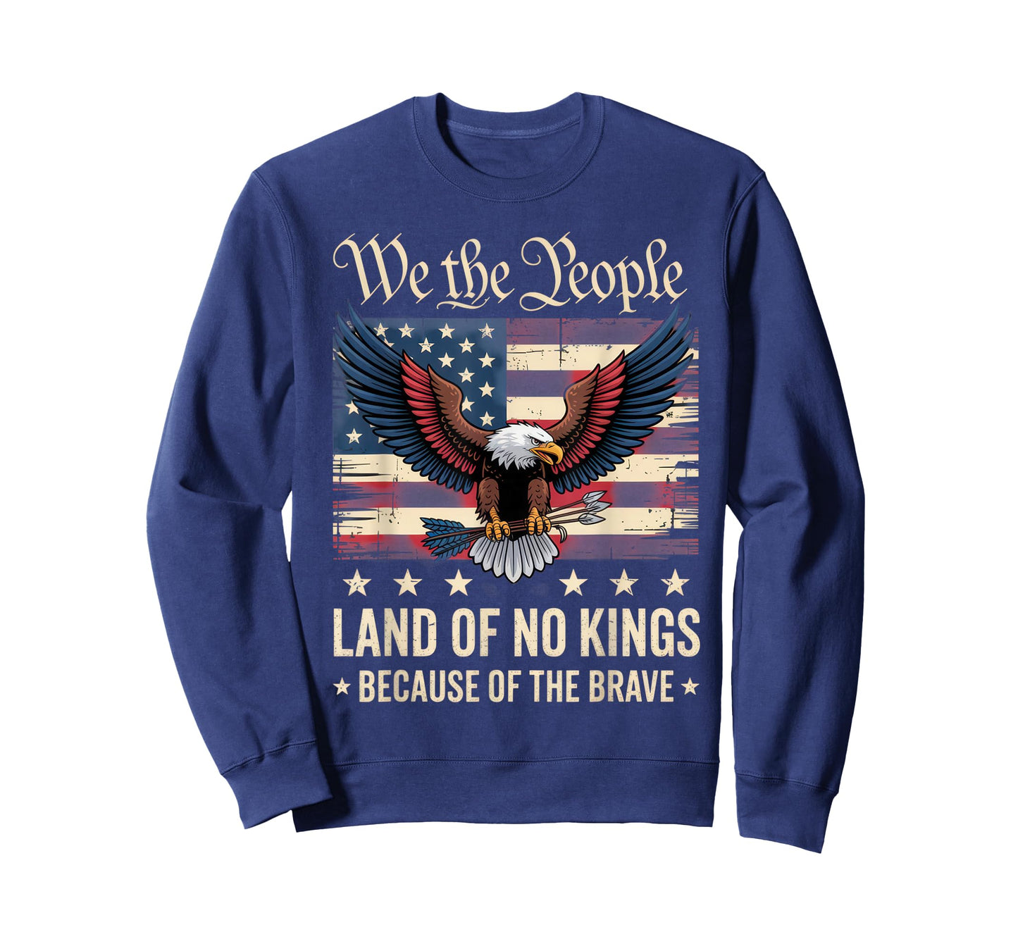 We The People Patriotic Americans Land of No Kings Patriotic T-Shirt