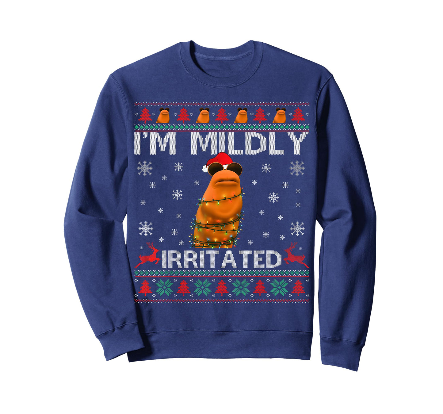 I'm Mildly Irritated Marcus The Worm Christmas Funny Meme T-Shirt