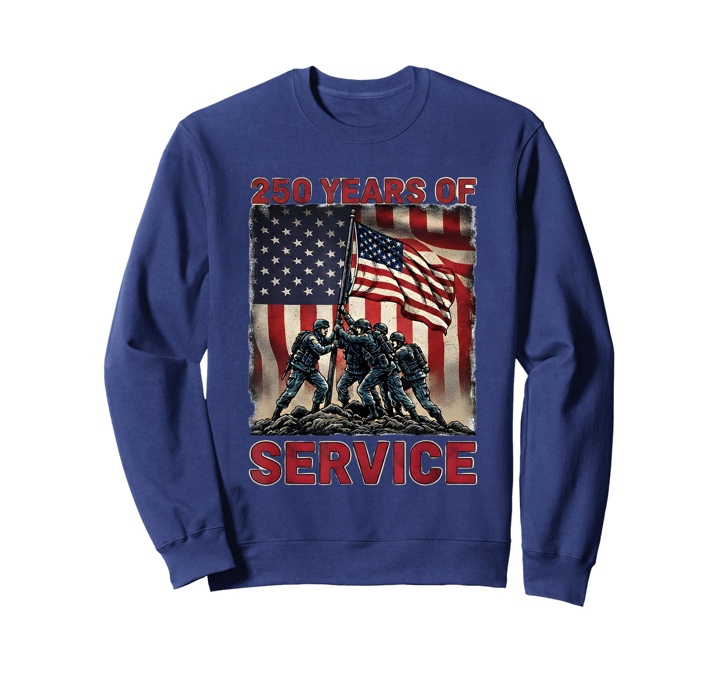 Service 250 Years 1776-2026 250th Birthday T-Shirt