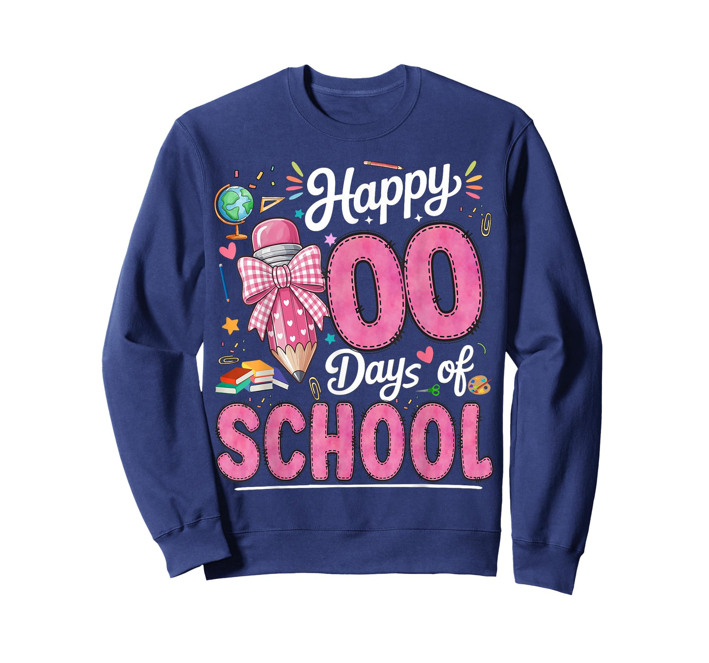 Happy 100 Days of School Teacher Girls Kids T-Shirt