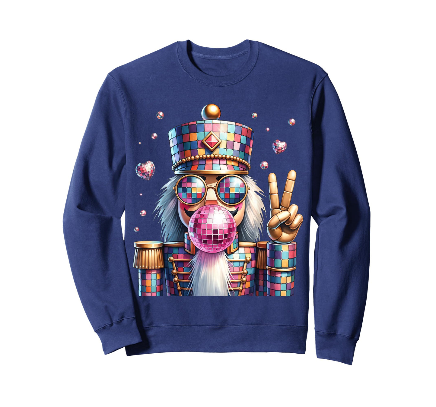 Pink Disco Nutcracker Bubblegum Christmas for Men Women Kid T-Shirt