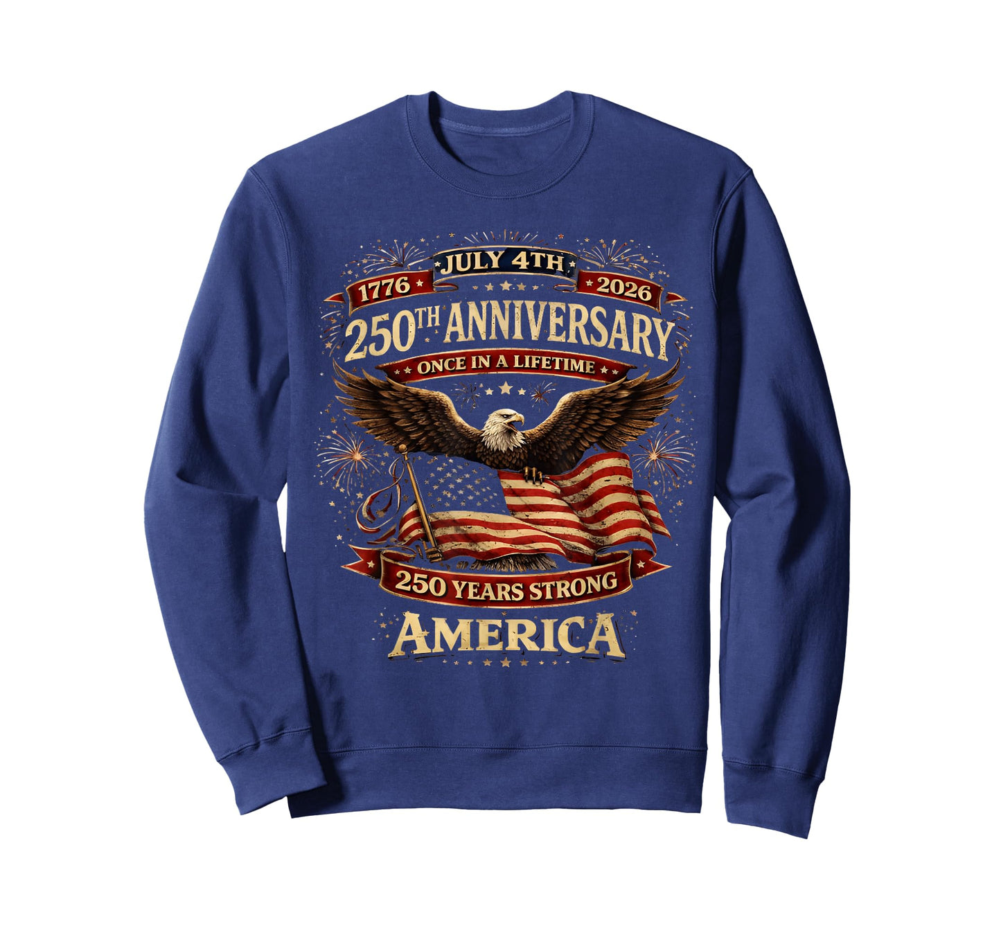 July 4th 250th Anniversary America Shirt 1776–2026 T-Shirt
