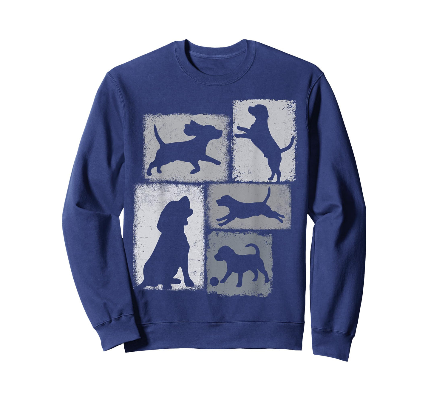 Beagle Dad Mom Vintage Collage Dog Lover T-Shirt