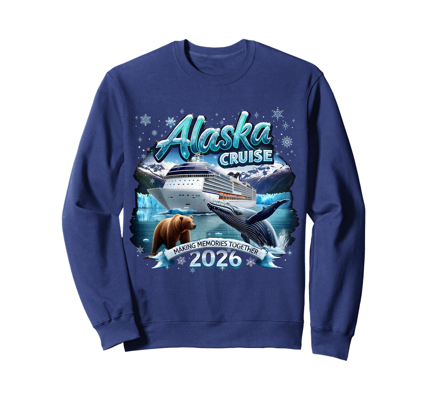 Alaska Cruise 2026 Making Memories Together Family Vacation T-Shirt