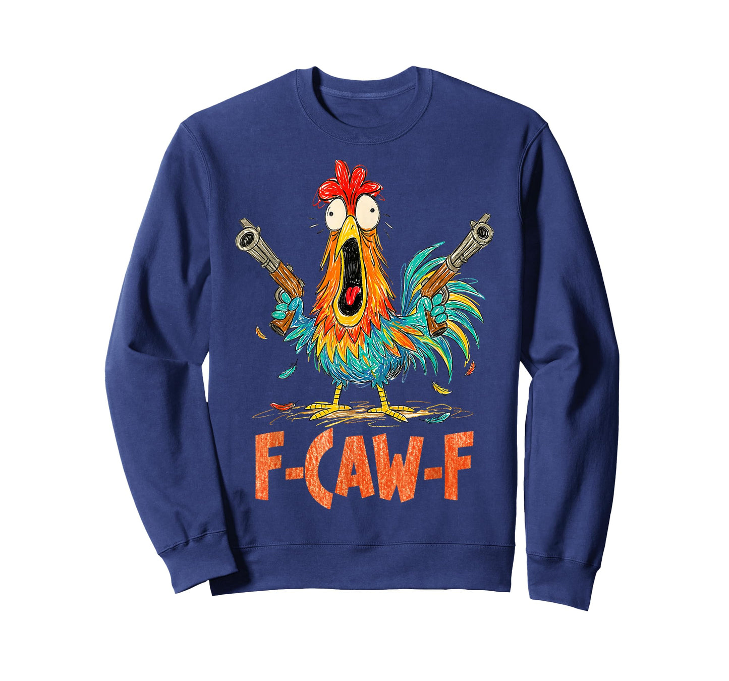 F-Caw-F Rooster Funny Bird FCAW-F Chicken Whisperer Fawk Off T-Shirt