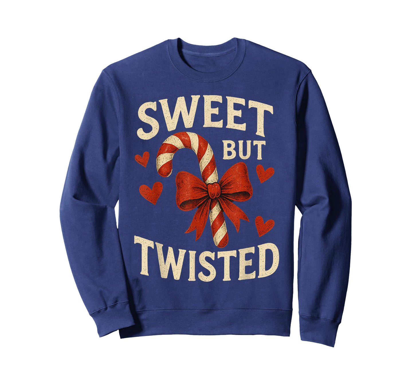 Sweet But Twisted Funny Christmas Candy Cane Xmas Holiday T-Shirt