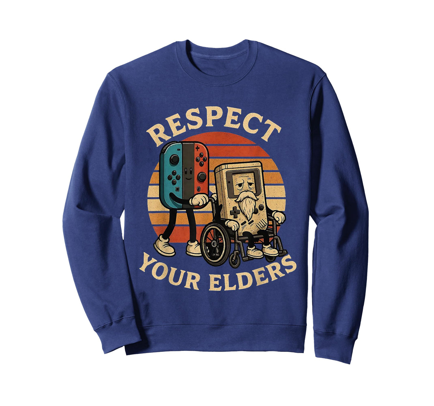 Respect Your Elders Funny Retro Gaming Tech Quote T-Shirt