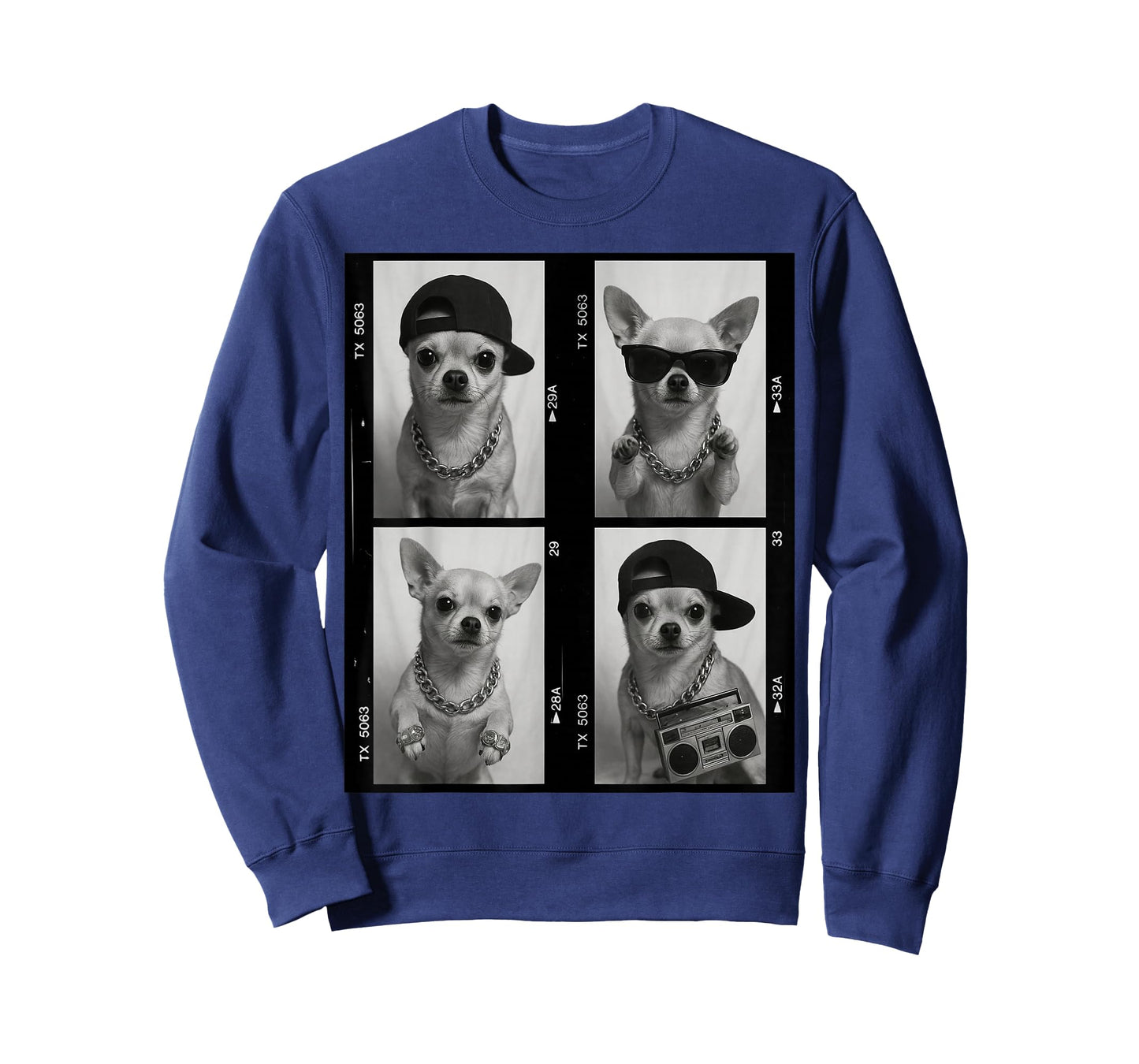 Retro Chihuahua Funny Animal Photobooth T-Shirt