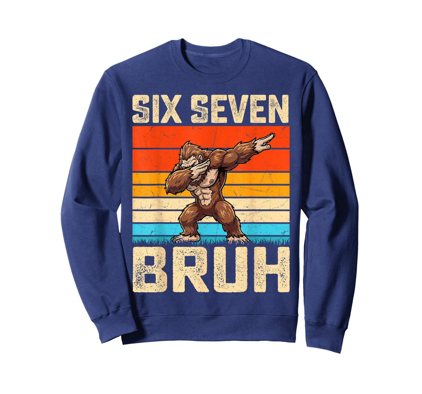 67 Meme Bigfoot Funny Six Seven Bruh Bigfoot Kids Boys Teens T-Shirt