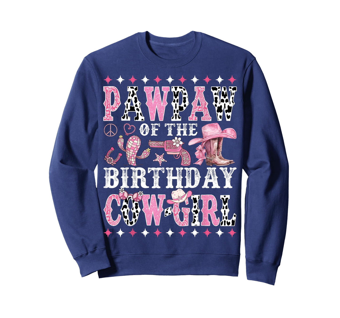Pawpaw of The Birthday Cowgirl Rodeo Western Country T-Shirt
