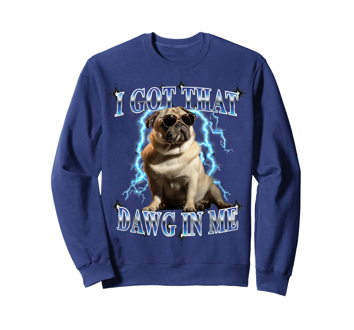 Funny Mens & Womens Retro Vintage Heavy Metal Pug Dog Lover T-Shirt