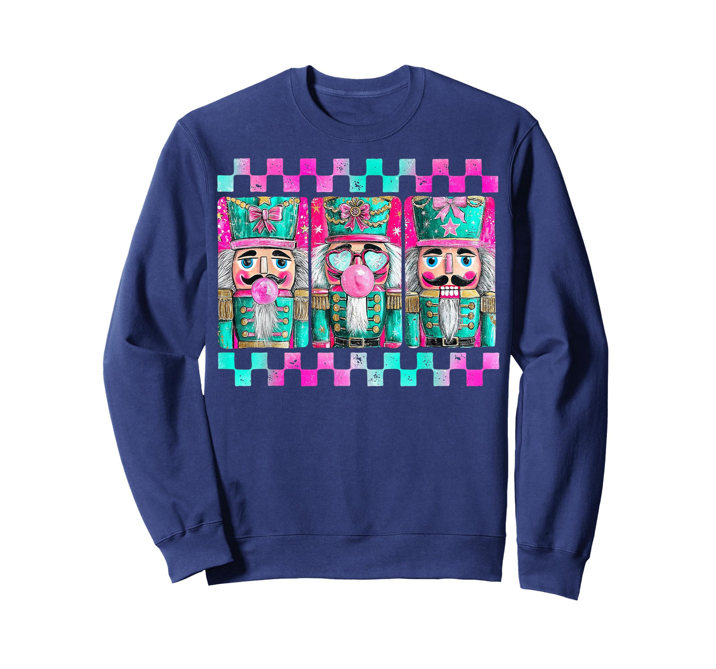 Colorful Preppy Nutcracker Design for Christmas Lovers T-Shirt