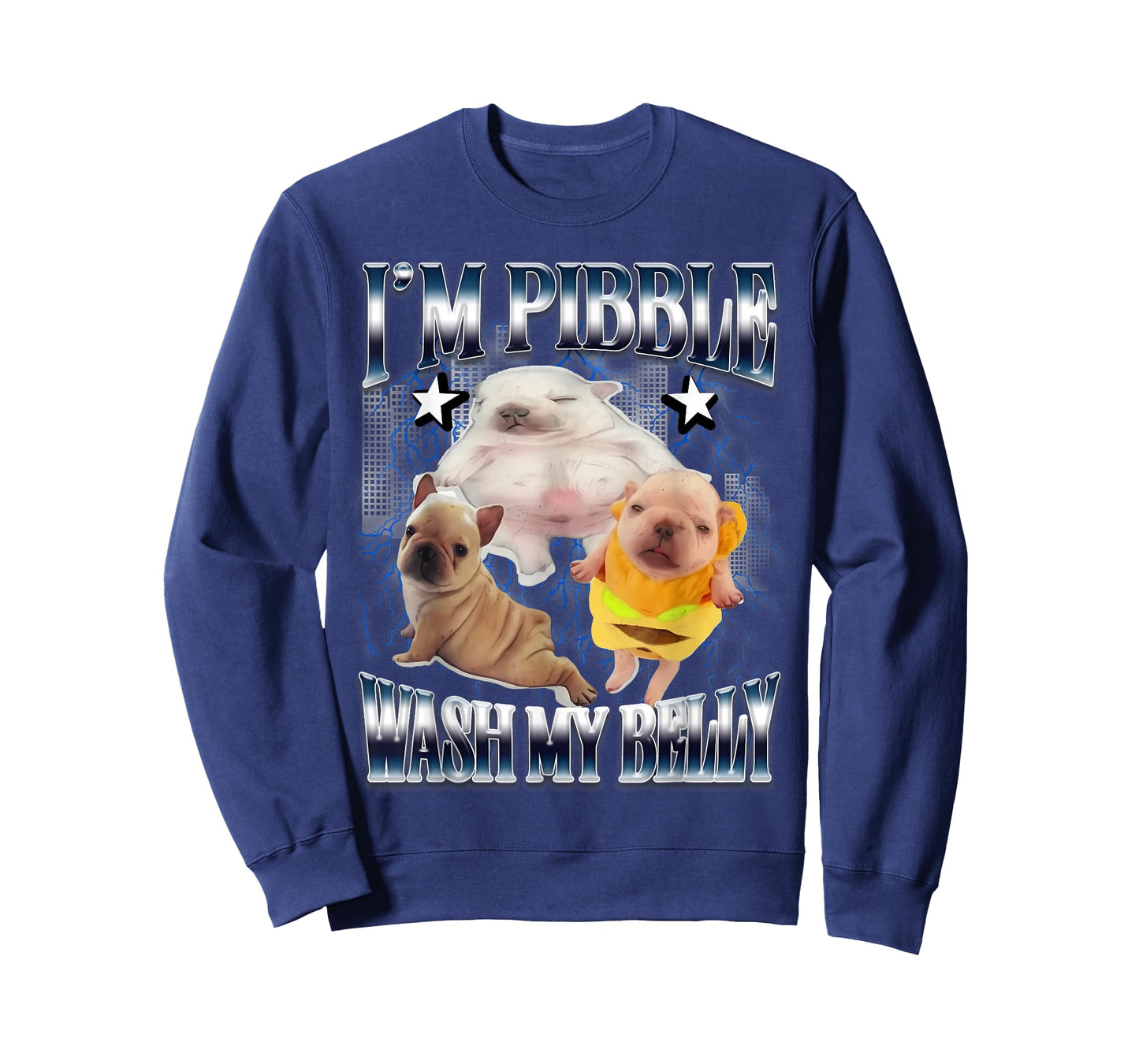 Silly Meme pibble Meme wash My Belly Clean My Belly Meme T-Shirt