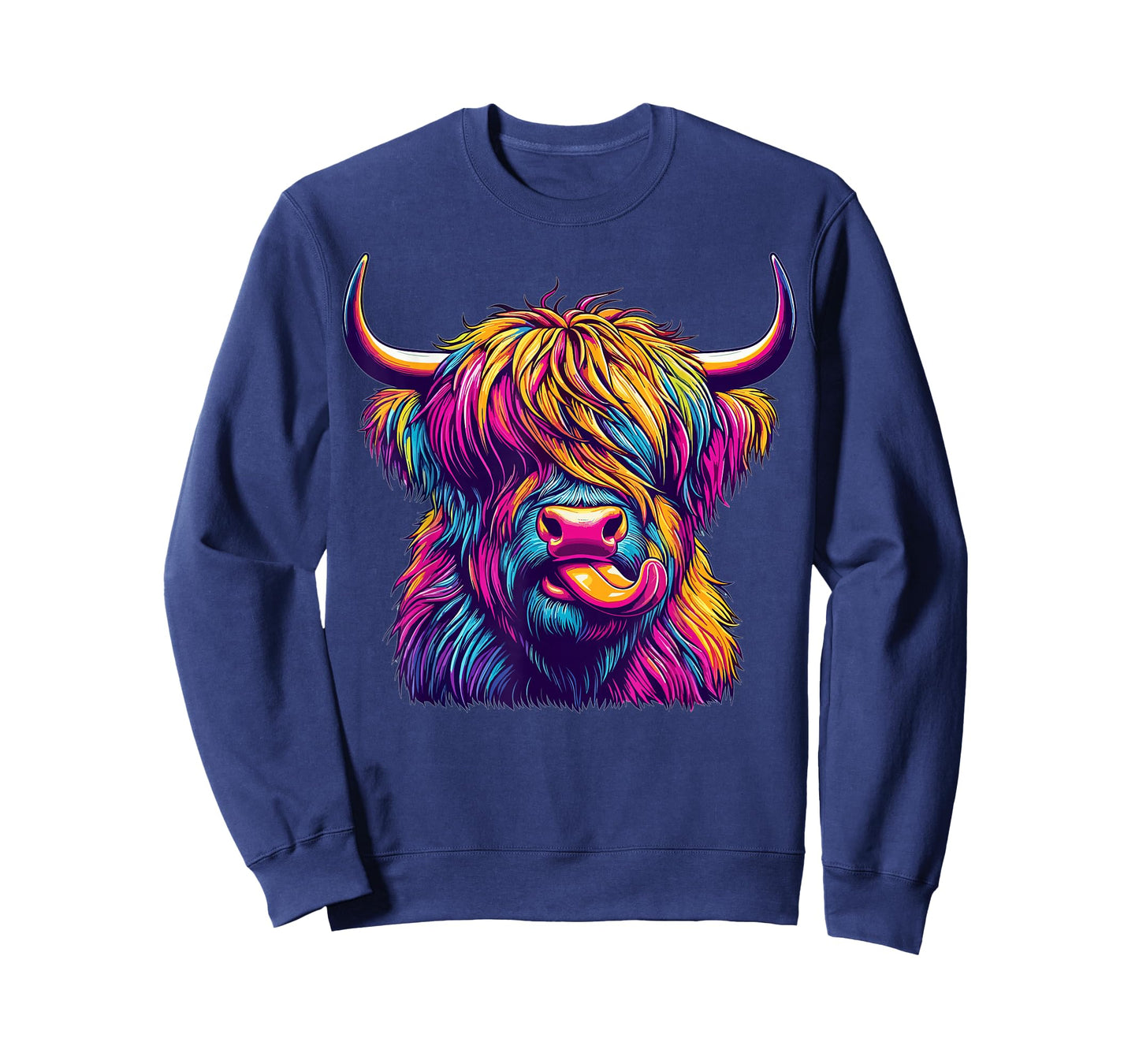 Colorful Highland Cow T-Shirt