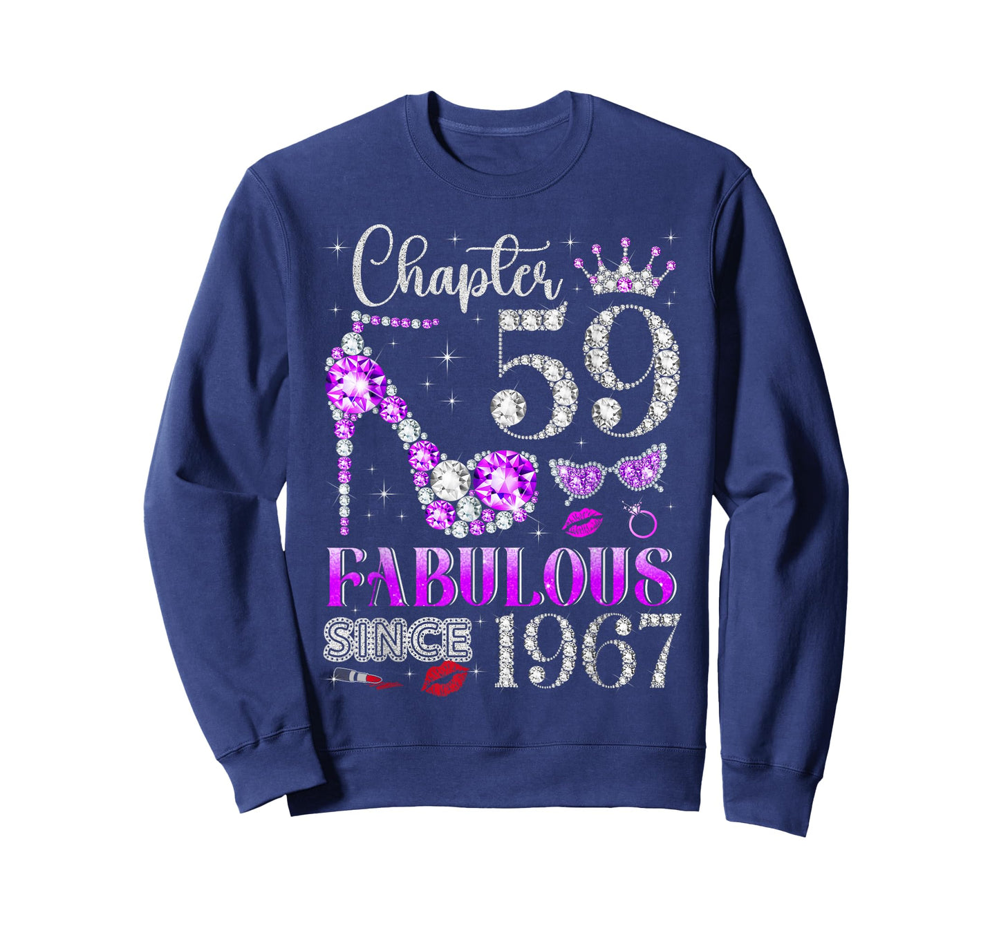 Chapter 59 Fabulous Since 1967 59Th Birthday Ladies Girls T-Shirt
