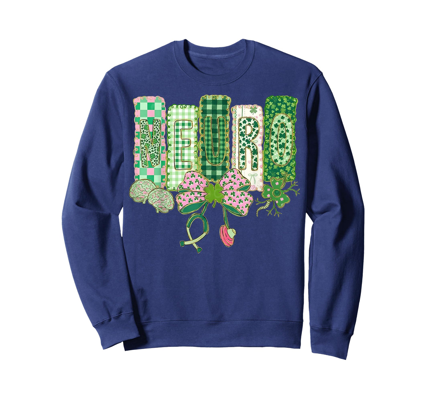 Neuro Nurse St Patricks Day One Lucky Nurse Nurse St Patrick T-Shirt